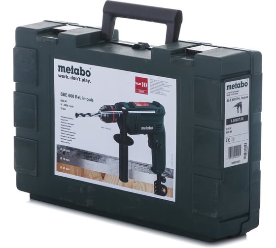 Ударная дрель Metabo SBE 600 R+L Impuls 600607000