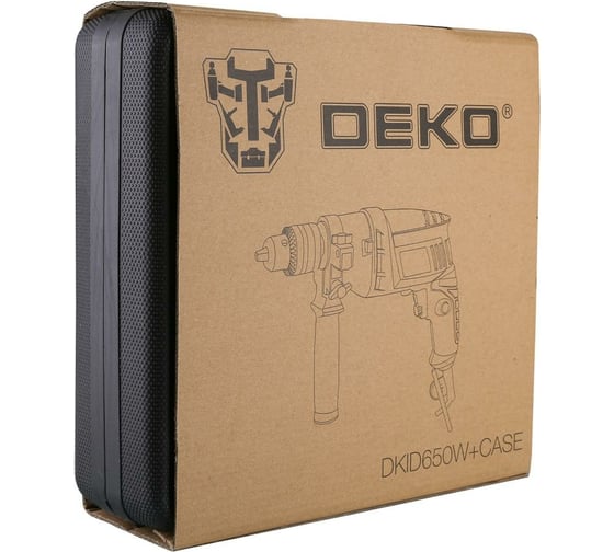 Ударная дрель DEKO DKID650W в кейсе 063-4092