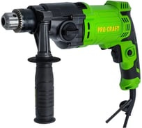 Дрель электрическая ударная PROCRAFT 1050 Вт, 0-1200/0-3200 об/мин, 0-17600/0-48000 уд/мин PS1700/2