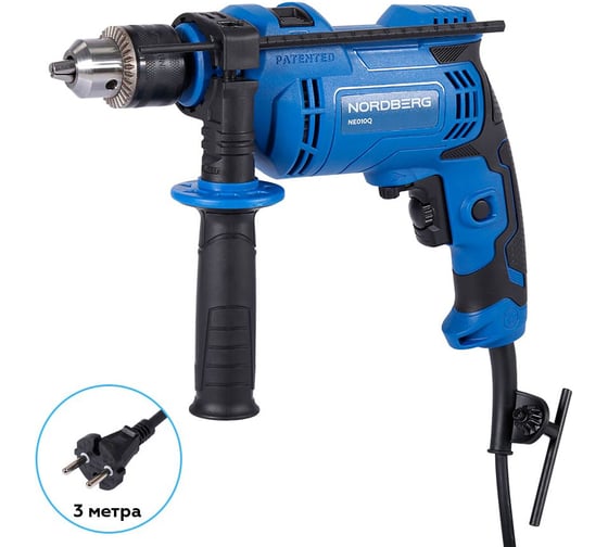 Дрель ударная NORDBERG максимальный диаметр сверла 13мм, 850Вт NE010Q 1