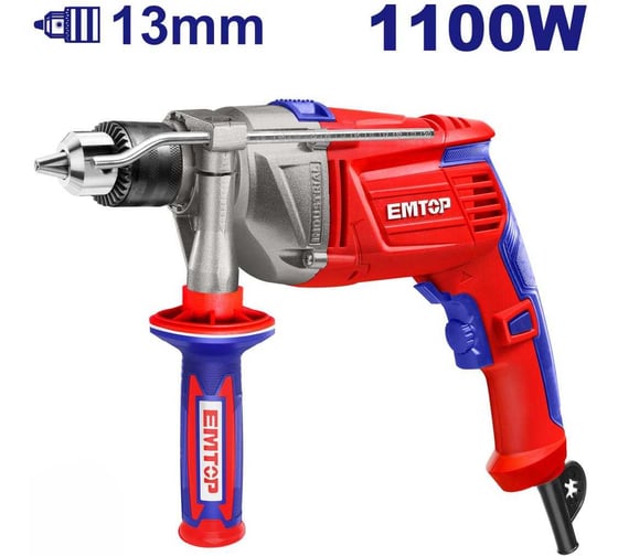Дрель ударная emtop EMDL1101 1