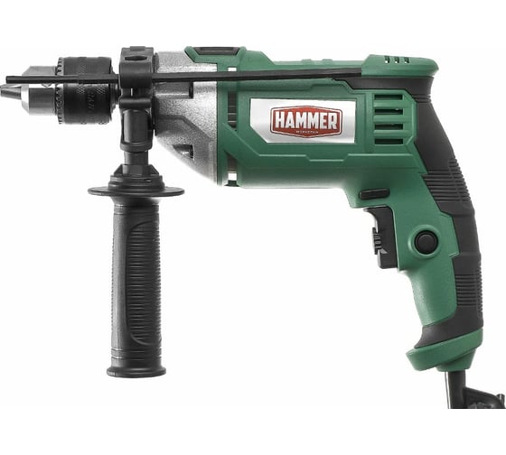 Ударная дрель Hammer 950 Вт, 13 мм, 0-3000 об/мин, реверс, металл. редуктор UDD950B
