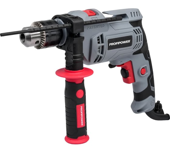 Дрель электрическая Profipower ударная PHD-980 (850Вт, 13мм, 0-3000об/мин, коробка) E0355