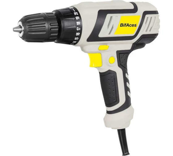 Дрель-шуруповёрт BifAces 0-800 об/мин, крутящий момент 24 Н·м, 280 Вт AED-280