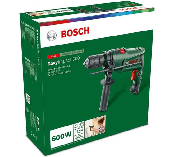 Ударная дрель Bosch EasyImpact 600 0603133021