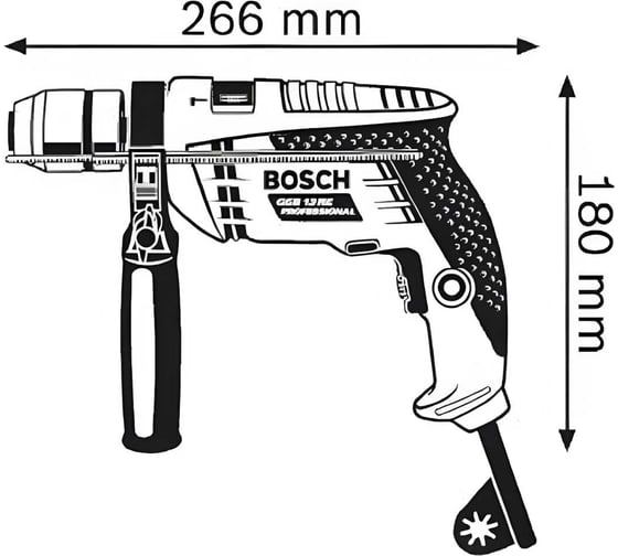 Ударная дрель Bosch GSB 13 RE 0.601.217.102