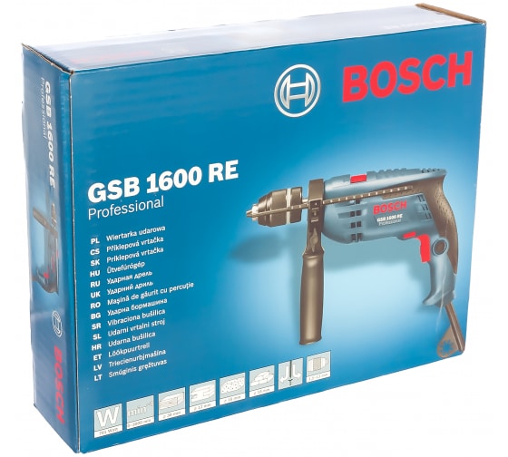 Ударная дрель Bosch GSB 1600 RE 0.601.218.121 4