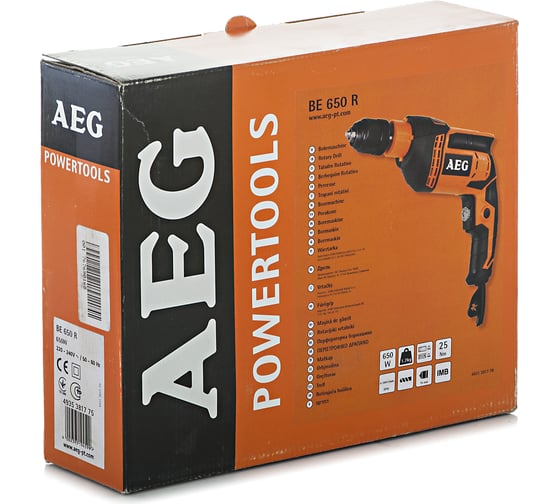 Дрель AEG BE 650 R 381775