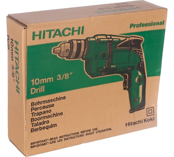 Безударная дрель Hitachi D 10 VC 2