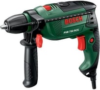 Ударная дрель Bosch PSB 750 RCE + 19 шт. TiN Wrap 0.603.128.504