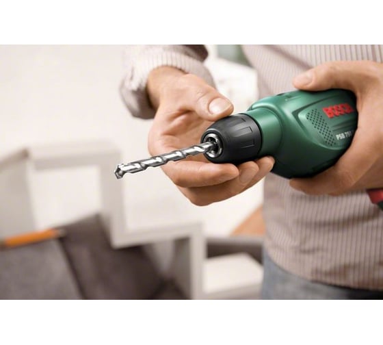 Ударная дрель Bosch PSB 750 RCE + 19 шт. TiN Wrap 0.603.128.504