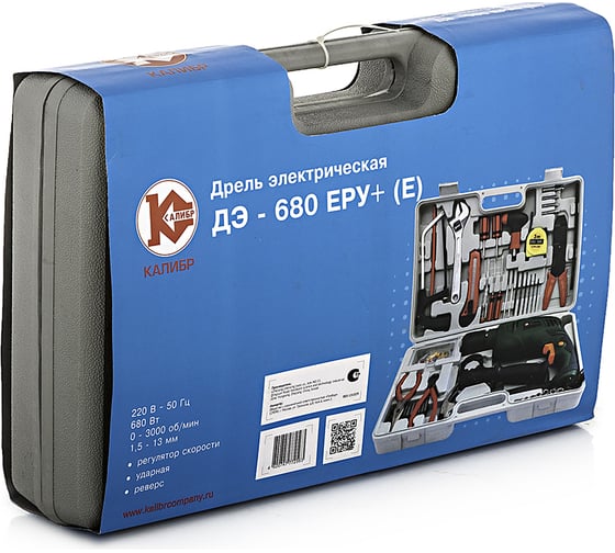 Дрель Калибр ДЭ- 680ЕРУ+(E) 00000048809