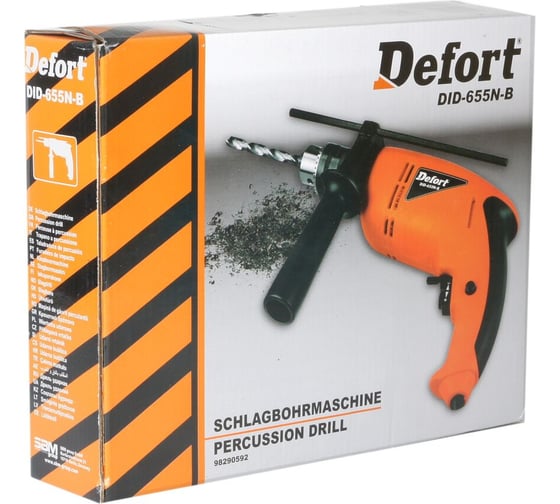 Ударная дрель DEFORT DID-655N-B 98290592