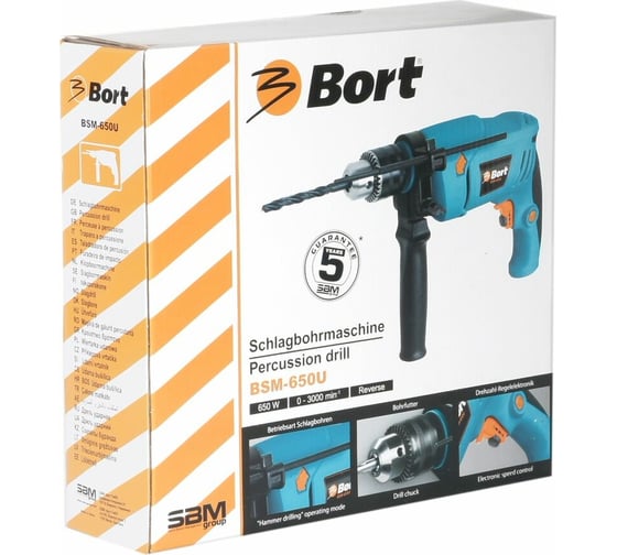 Ударная дрель BORT BSM-650U 93726881