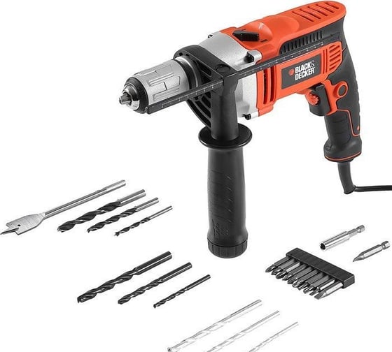 Ударная дрель Black+Decker KR 705 KA40