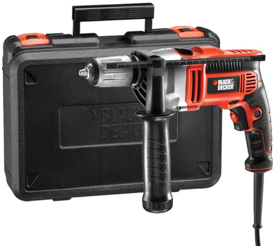 Электронная ударная дрель Black+Decker KR806K