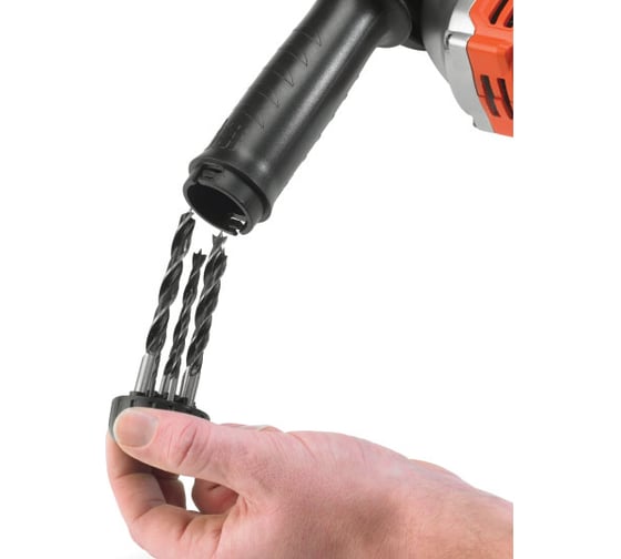 Электронная ударная дрель Black+Decker KR806K