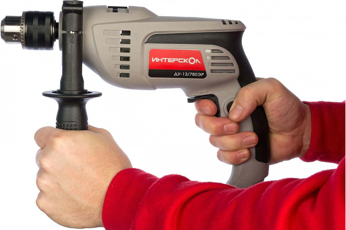 Ударная дрель Интерскол ДУ-13/780ЭР 421.1.0.00 - выгодная цена, отзывы ...