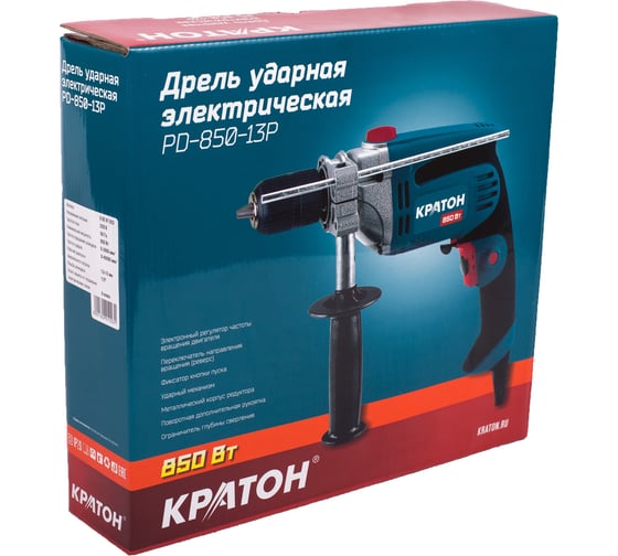 Ударная дрель Кратон PD-850-13P 3 02 01 023