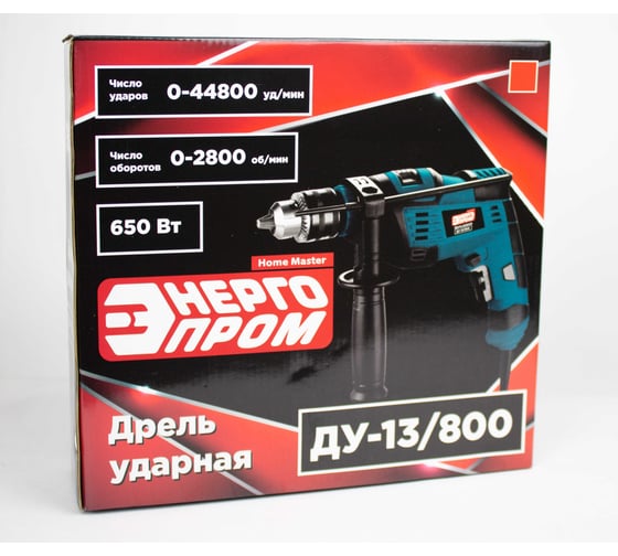 Ударная дрель ЭНЕРГОПРОМ  Home Master ДУ-13/800 00-00014361