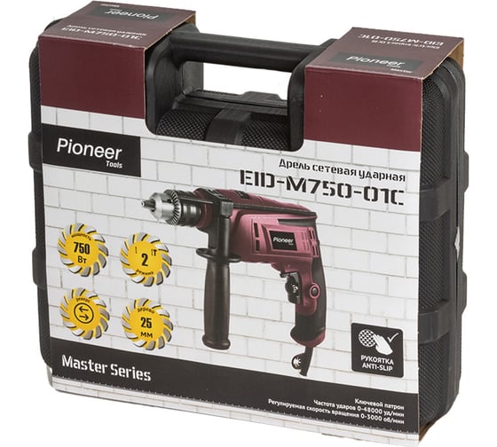 Дрель Pioneer EID-M750-01C