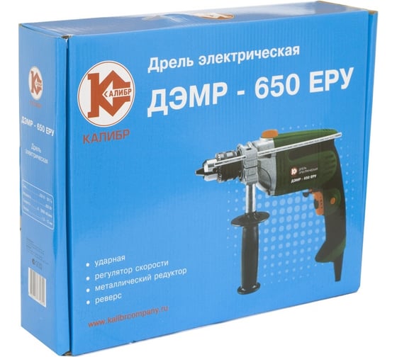 Дрель Калибр ДЭМР-650ЕРУ 00000024342