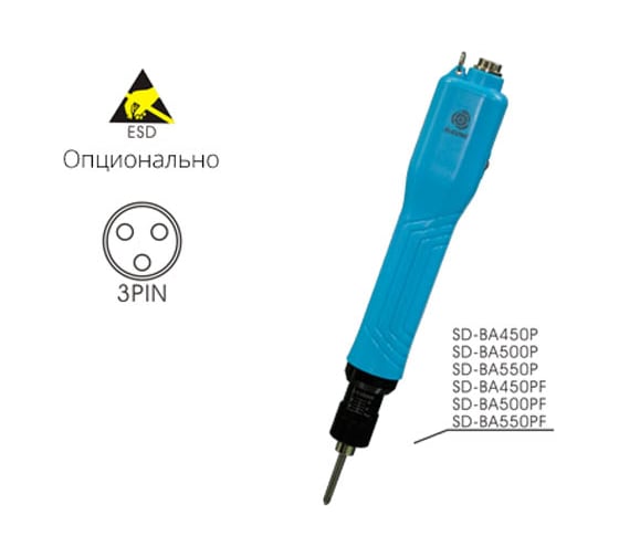 Электроотвертка-винтоверт сетевая (60W) SUDONG SD-BA500PF
