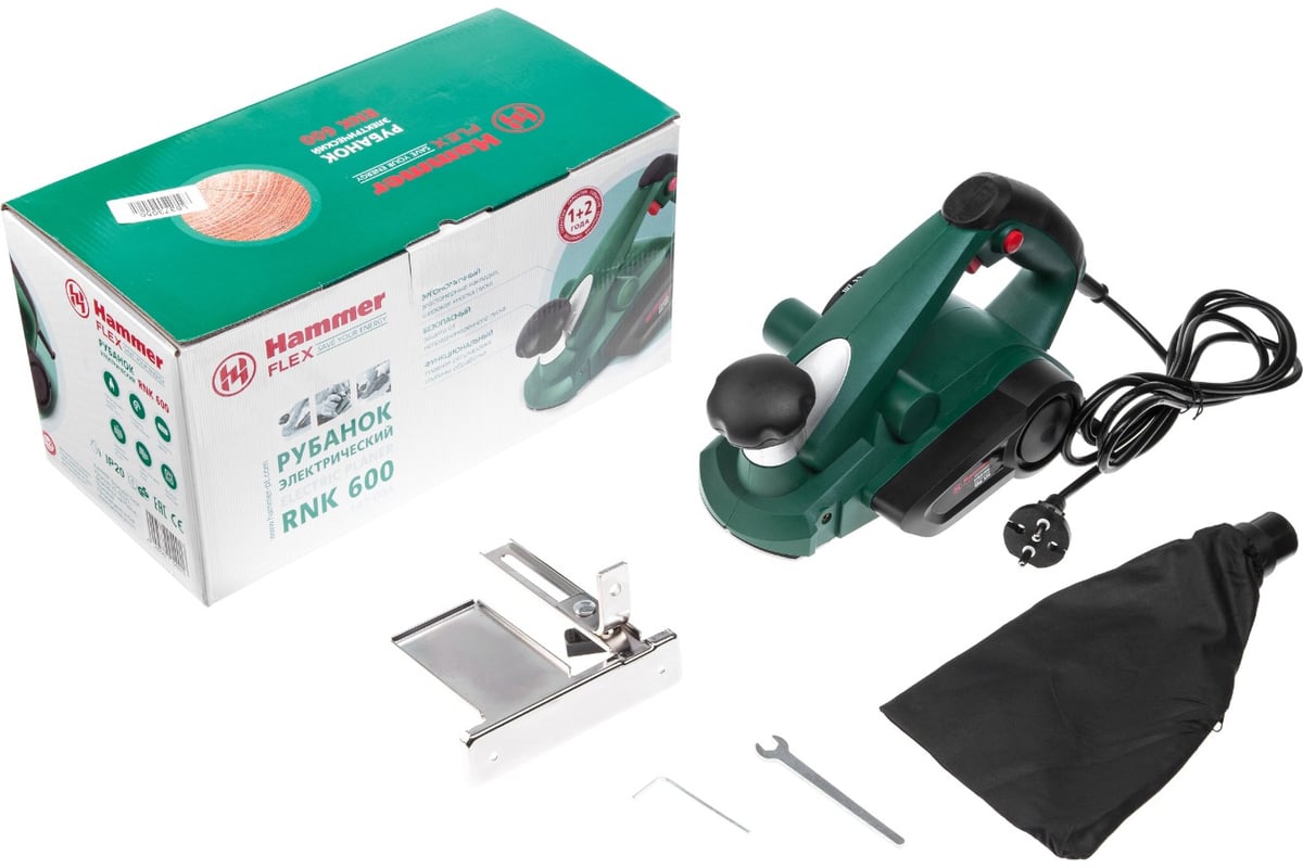 Рубанок Hammer Flex 900 Вт, 16000 об/мин, нож 82 мм, срез до 3 мм ...