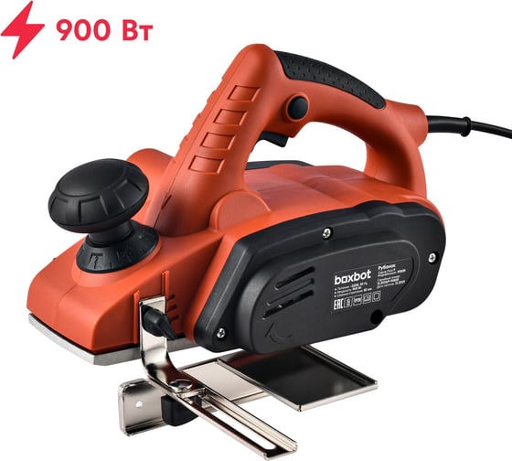 Рубанок Boxbot 82 мм, 900Вт, выборка четверти, P-9082R 902245.P-9082R-2