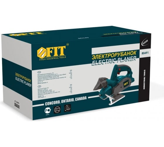 Электрорубанок FIT EP-600 80491