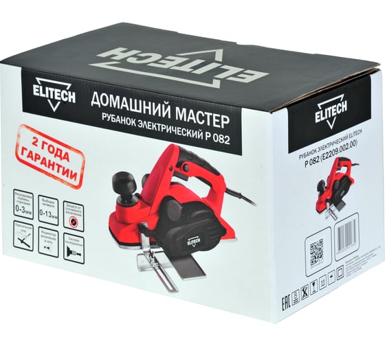 Рубанок Elitech Р 082 (E2209.002.00) ДМ 202423