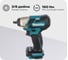 Аккумуляторный гайковерт Makita TW160DZ 1