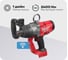 Аккумуляторный импульсный гайковерт Milwaukee M18 FUEL ONEFHIWF1-0X ONE-KEY 1” 4933459732 1