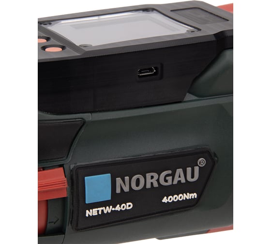 Гайковерт моментный NORGAU электрический 1" 1350-4500 Нм, NETW-45D 057001245