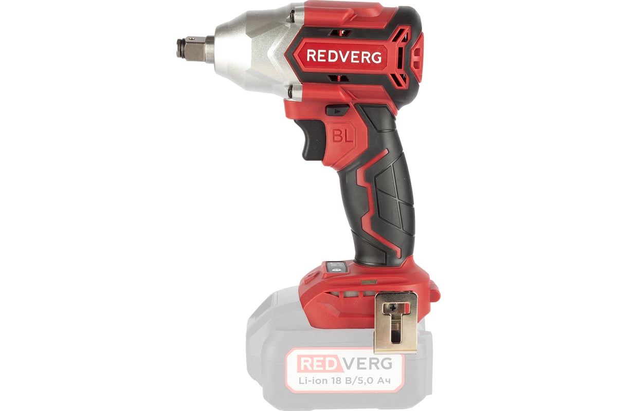 Гайковерт аккумуляторный ударный бесщеточный REDVERG RD-IW18BL-350/U ...