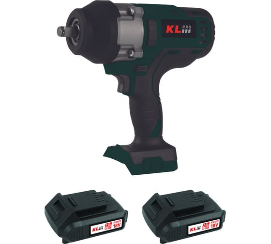 Профессиональный бесщеточный гайковерт аккумуляторный KLPRO KLSS18BHX-20 18 v / 2.0 ah li-ion 13996