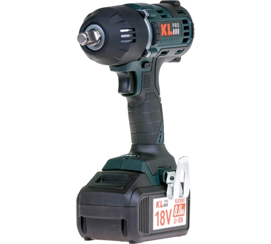 Профессиональный бесщеточный гайковерт аккумуляторный KLPRO KLSS18BH-80 18 v / 8.0 ah li-ion 13995