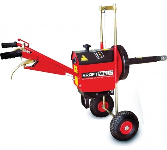 Подкатной электрический гайковерт KraftWell 1" красный (Турция) KRW12_red