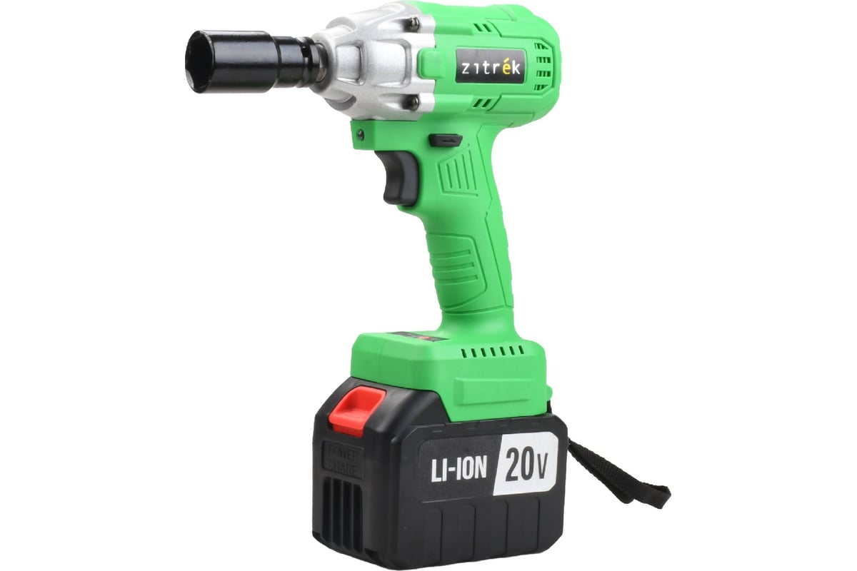 Гайковерт аккумуляторный бесщеточный ударный Zitrek Crusher 20-Li (20В ...