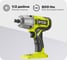 Аккумуляторный 3-скоростной ударный гайковерт Ryobi RIW18-0 18В 5133005501 8