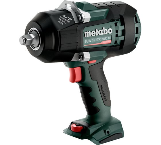 Аккумуляторный ударный гайковерт Metabo SSW 18 LTX1450BL без аккумулятора и ЗУ 602401840 32201628