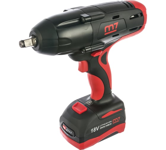 Аккумуляторный ударный гайковерт MIGHTY SEVEN 1/2", 1220 Нм, 18В DW-18502