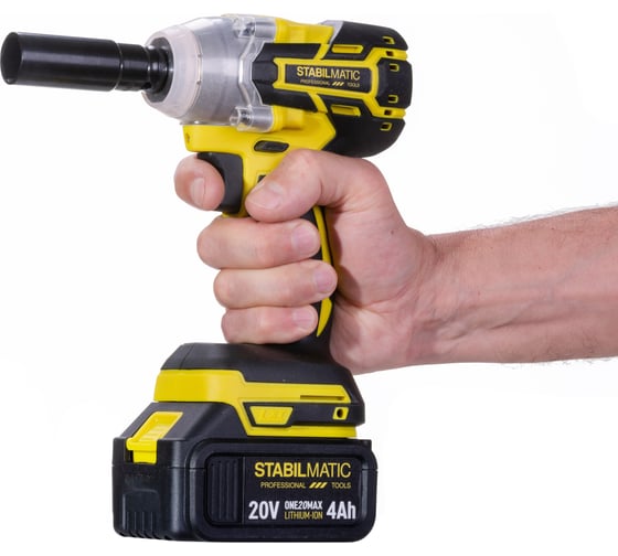Аккумуляторный ударный гайковерт STABILMATIC 20В, 2х4.0 Ач DBW-350-PT2