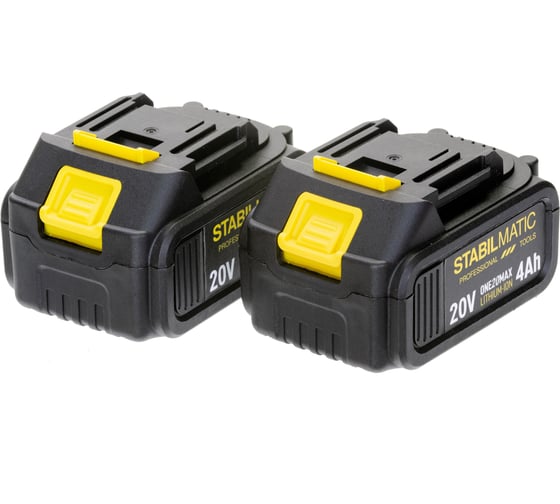 Аккумуляторный ударный гайковерт STABILMATIC 20В, 2х4.0 Ач DBW-350-PT2