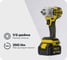 Аккумуляторный ударный гайковерт STABILMATIC 20В, 2х4.0 Ач DBW-350-PT2 14