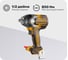 Аккумуляторный ударный гайковерт INGCO BL 20В 850Hm 1/2 SUPER INDUSTRIAL CIWLI2085 4