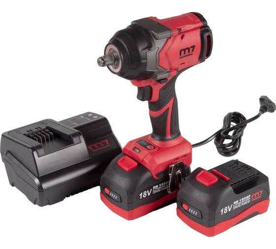 Гайковерт аккумуляторный ударный MIGHTY SEVEN 1/2", 1600 Нм, 18 В DW-406A 1