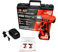 Аккумуляторный гайковерт BRAIT BCIW20-4-400PU PRO 21.01.205.101