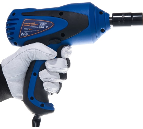 Электрический ударный гайковерт KRAFT 1/2", 380 Нм KT 705056
