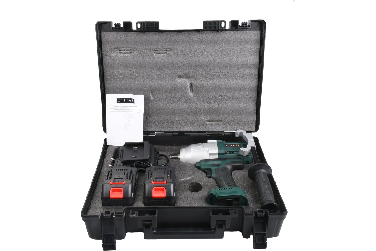 Гайковерт аккумуляторный бесщеточный Zitrek Crusher 20 PRO MAX в кейсе ...